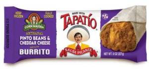 Tapatio Burrito 8z Bns & Chz