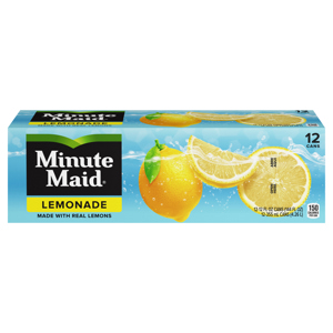 Minute Maid Lemonade, 12 - 12 fl oz (355 ml) cans [144 fl oz (4.26 l)]