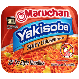 Maruchan Yakisoba, Spicy Chicken Flavor, 4.11 oz (116.6 g)