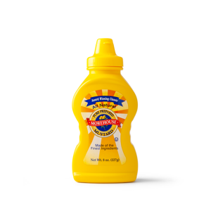 Morehouse Pure Prepared Mustard, Squeeze, 8 oz