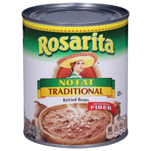 Rosarita Refried Beans, No Fat, Traditional, 30 oz (1 lb 14 oz) 850 g