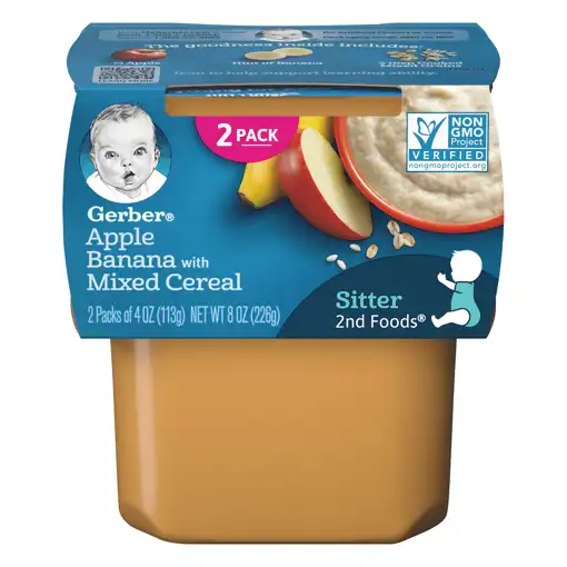 Gerber baby food store high in fiber