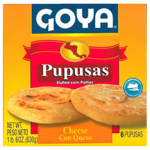 Goya Cheese & Loroco Pupusas, 6 pupusas [22 oz (1 lb 6 oz) 630 g]