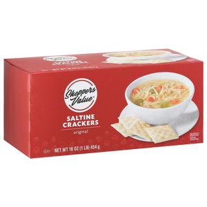 Shoppers Value Saltine Crackers, Original, 16 oz (1 lb) 454 g