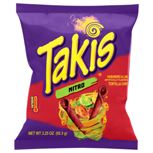 Takis Tortilla Chips, Nitro, Extreme, 3.25 oz (92.3 g)