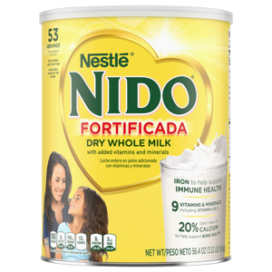 Nido Whole Dry Milk, 56.4 oz (3.52 lb) 1.6 kg