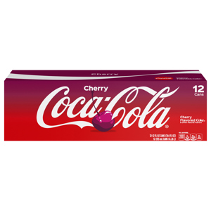 Coca-Cola Cola, Cherry - 12 fl oz (355ml) Cans [144 fl oz (4.26 l)]