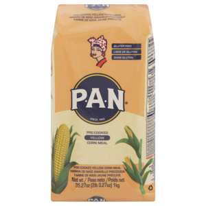 P.A.N. Corn Meal, Pre-Cooked, Yellow, 35.27 oz (2 lb 3.27 oz) 1 kg