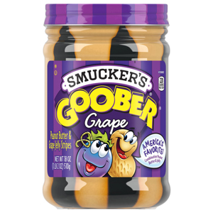 Smucker's Peanut Butter & Grape Jelly Stripes, 18 oz (1 lb 2 oz) 510 g