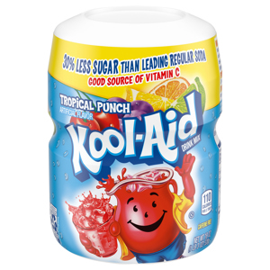 Kool-Aid Caffeine Free Tropical Punch Drink Mix, 19 oz (1 lb 3 oz) 538 g