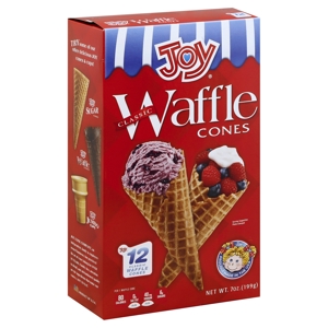 Joy Waffle Cones, Classic, 12 cones [7 oz (199 g)]