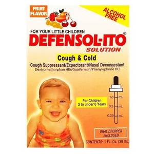 Defensol-ito Fruit Flavor Infant Cough & Cold Solution, 1 fl oz