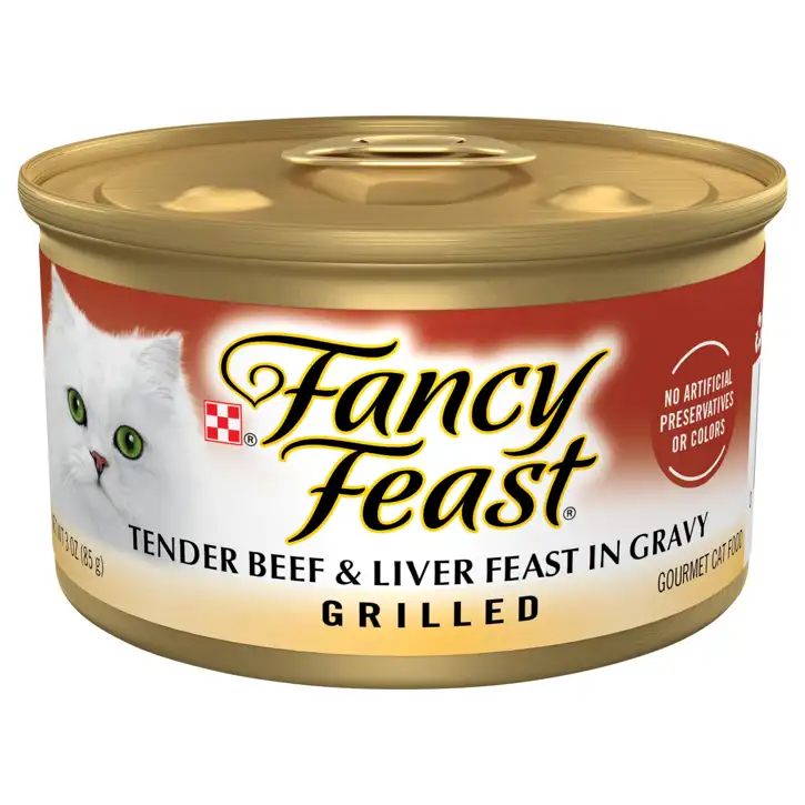 Fancy Feast Cat Food, Gourmet, Tender Beef & Liver Feast In Gravy