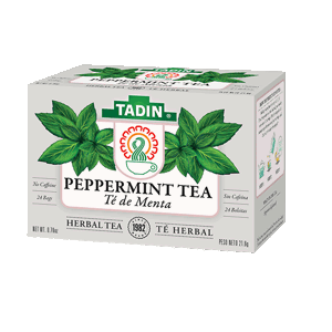 Tadin Té de Menta, Peppermint Tea, 24 Tea Bags