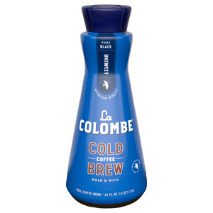 La Colombe Cold Brew, Pure Black, Medium Roast, Unsweet, 42 fl oz (1.3 qt) 1.25 l