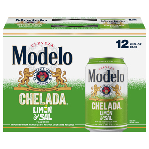 Modelo Chelada Limon Y Sal Beer, 12 - 12 fl oz cans