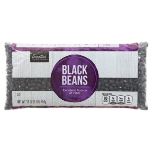 Essential Everyday Black Beans, 16 oz (1 lb) 454 g