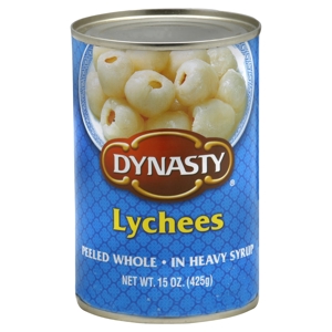 Dynasty Lychees, Peeled, Whole, in Heavy Syrup, 15 oz (425 g)