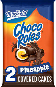 Marinela Pineapple Crème Filled Cakes, Twin Pack, 2 count, 2.82 oz