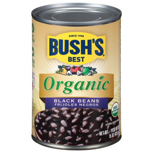 Bush's Best Black Beans, Organic, 15 oz (425 g)