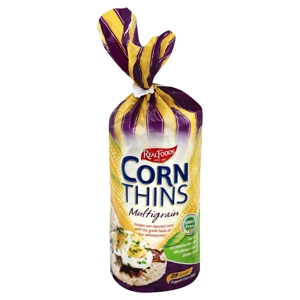 Real Foods Corn Thins, Multigrain, 25 slices [5.3 oz (150 g)]
