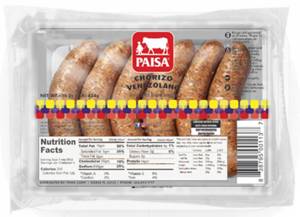 Paisa Chorizo 16z Venezolano