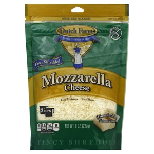 Dutch Farms Cheese, Fancy Shredded, Mozzarella, 8 oz (227 g)