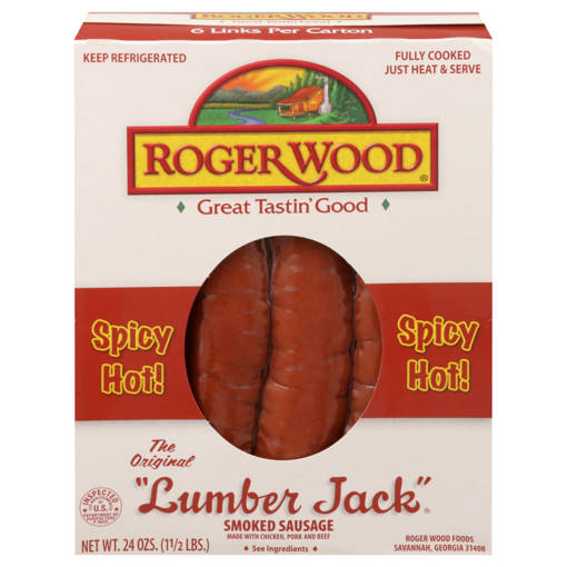 Roger wood 2025 smoked sausage