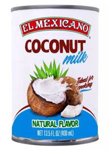 El Mexicano Coconut Milk, Natural Flavor, 13.5 fl oz (400 ml)