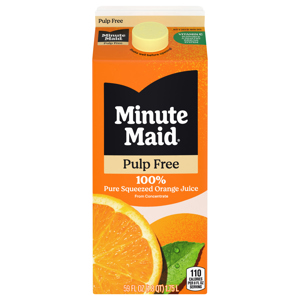 Minute Maid Orange Juice, Pure Squeezed, Pulp Free, 59 fl oz (1.8 qt) 1.75 l