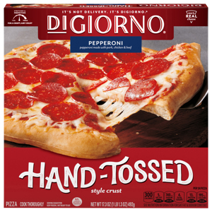 DiGiorno Hand-Tossed Style Crust Pepperoni Pizza, 17.3 oz (1 lb 1.3 oz) 492 g