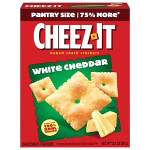 Cheez-It White Cheddar Baked Snack Crackers Pantry Size, 12.4 oz (351 g)