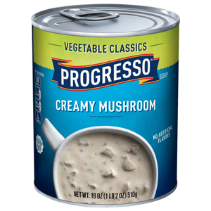 Progresso Creamy Mushroom Soup, 18 oz (1 lb 2 oz) 510 g