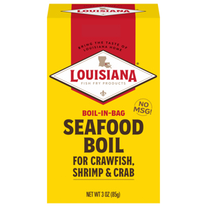 Louisiana Fish Fry Products Boil-in-Bag Seafood Boil for Crawfish, Shrimp & Crab, 3 oz (85 g)
