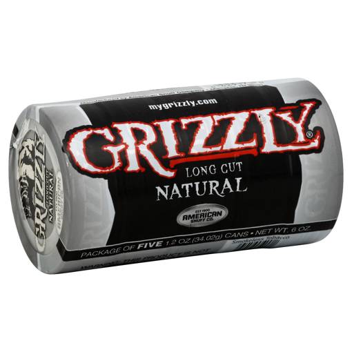 San Augustine - #28 – Grizzly Smokeless Tobacco, Long Cut, Natural, 5