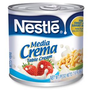 Nestle Table Cream, Media Crema, 7.6 oz (225 g)