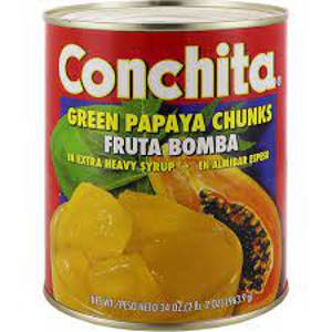 Conchita Papaya Chunks, Green, 32 oz (2 lb) 907.2 g