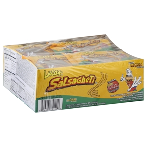 Lucas Candy Strips, Hot, Mango Flavor, 12 - 0.85 oz (24 g) packages [10.2 oz (288 g)]