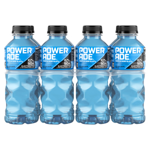 Powerade Sports Drink, Mountain Berry Blast, 8 - 20 fl oz (1.25 pt) 591 ml bottles
