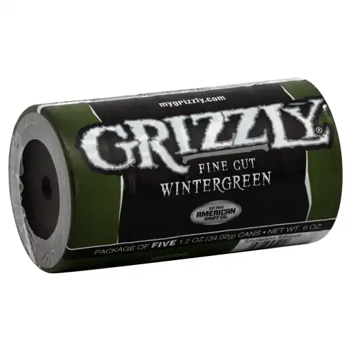 Jacksonville - #17 – Grizzly Smokeless Tobacco, Fine Cut, Wintergreen, 5