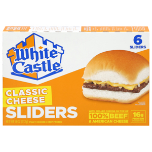 White Castle Classic Cheese Sliders, 6 sliders [11 oz (312 g)]