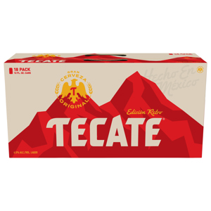 Tecate Lager Original Beer, 18 - 12 fl oz cans
