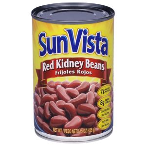 SunVista Red Kidney Beans, 15 oz (425 g)