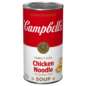 Campbell's Soup, Condensed, Chicken Noodle, Family Size, 22.4 oz (1 lb 6.4 oz) 635 g