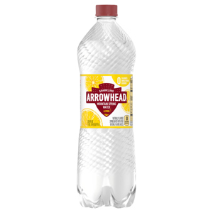 Arrowhead Mountain Spring Lemon Sparkling Water, 33.8 fl oz (1 qt 1.8 fl oz) 1 l