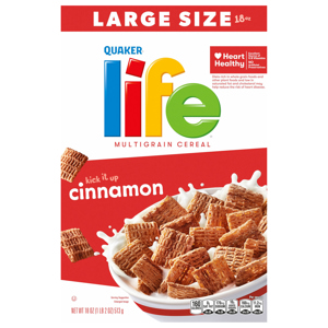 Life Multigrain Cinnamon Cereal Large Size, 18 oz (1 lb 2 oz) 513 g