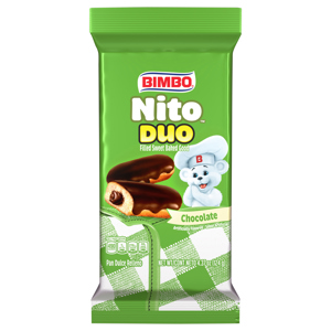Bimbo Duo Filled Chocolate Sweet Baked Good, 4.37 oz (124 g)