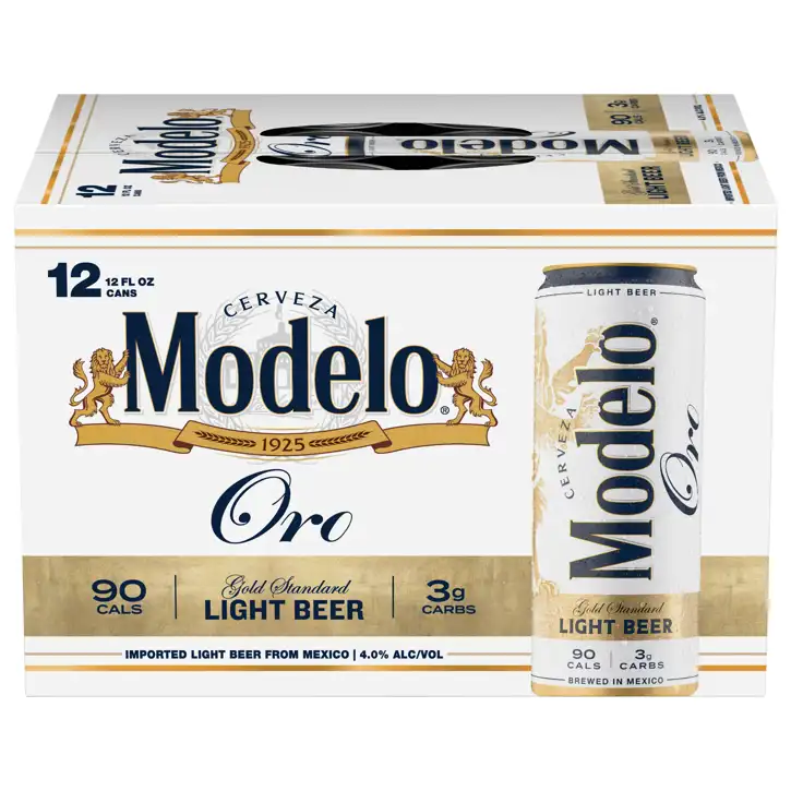 Modelo Oro Light Beer, 12 - 12 Fl Oz Cans | Iga Jasper, IN