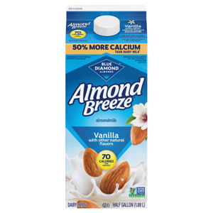 Almond Breeze Vanilla Almondmilk, half gallon (1.89 l)