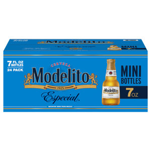 Modelito Especial Mini Beer, 24 - 7 fl oz bottles